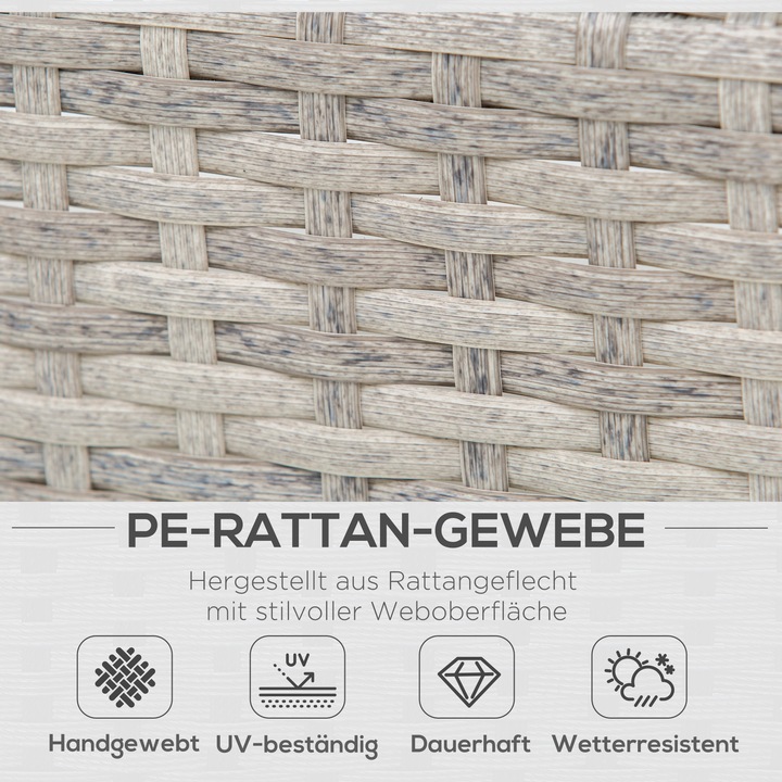 Nährwerte und Zutaten Outsunny Gartengarnitur Set