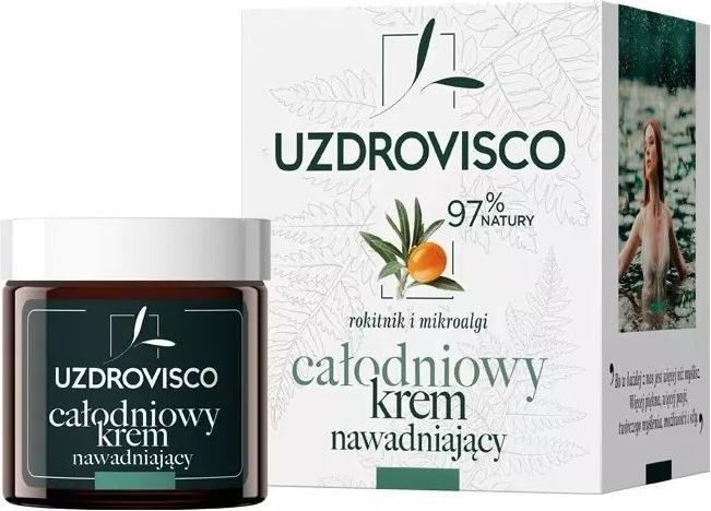 Actual product image Uzdrovisco Face cream irrigation with 50 ml microalgs - (sea sailing) (50 ml, 24h cream)