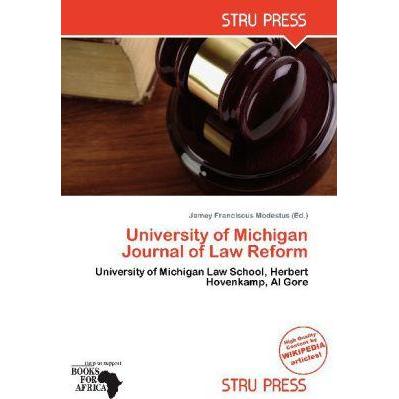 University of Michigan Journal of Law Reform, Fachbücher von Jamey Franciscus Modestus