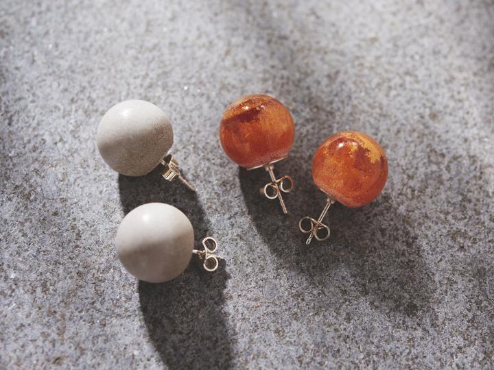 Immagine prodotto VBS Orecchini con piastrina, placcati in argento, 5 paia (Metallo)