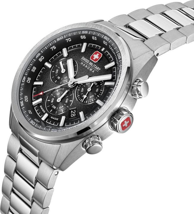 Actual product image Swiss Military Hanowa Navalus Pro Chrono (Analogue wristwatch, Chronograph, Swiss made, 43 mm)