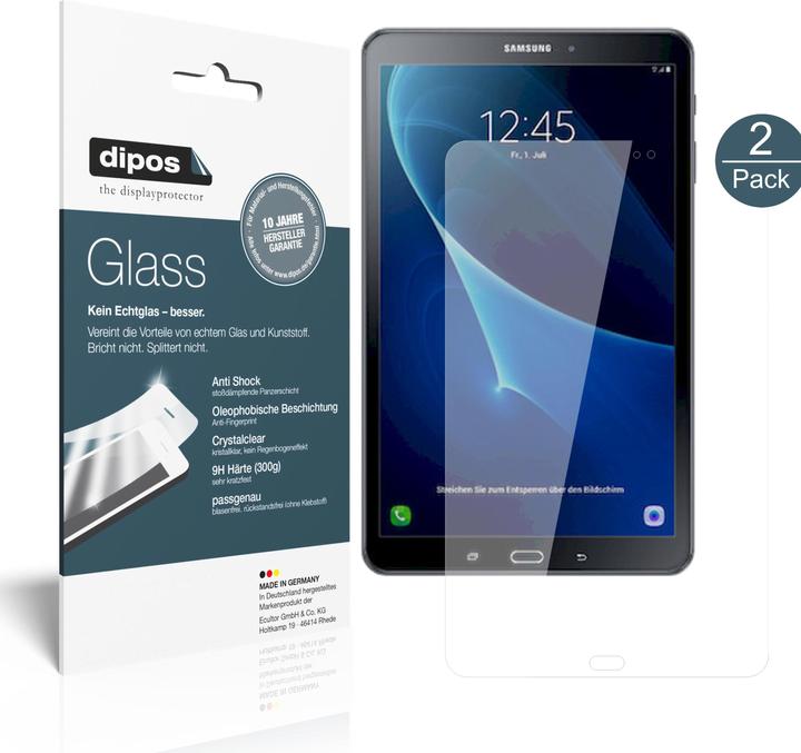 Produktbild Dipos Displayschutz Anti-Shock (2 Stück, Galaxy Tab A 10.1 (2016))