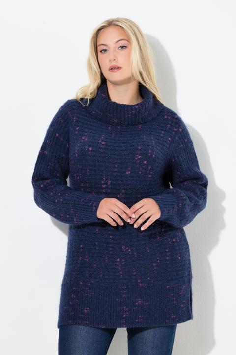 Produktbild Ulla Popken Pullover, Spaceyarn-Effekt, Rollkragen, Langarm (46, 48)