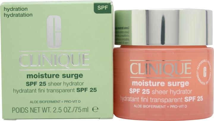 Image du produit Clinique Moisture Surge Hydrating Gel Cream Spf 25 Sheer Hydrator (75 ml, Crème de jour, SPF 25)