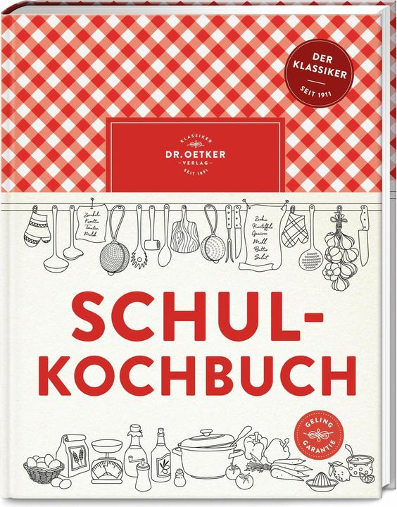 Actual product image Dr. Oetker Schulkochbuch (German, Dr Oetker Publishing House, 2024)