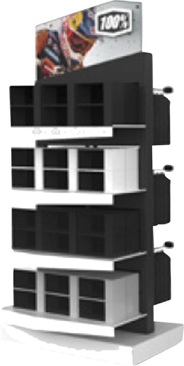 Actual product image 100% Modular Floor Display