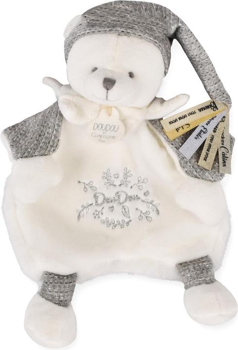 Image du produit Doudou et Compagnie Schmusetuch silber 25cm