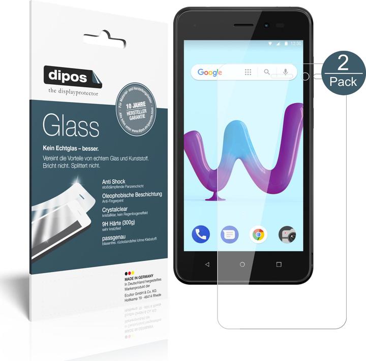 3x Pellicola per Wiko Sunny 3 protettiva, rivestimento al 100%, Protezione dipos