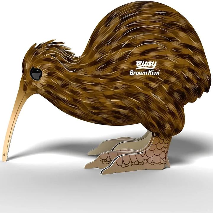 Actual product image Eugy 3D Brown Kiwi Craft Set (MQ6)