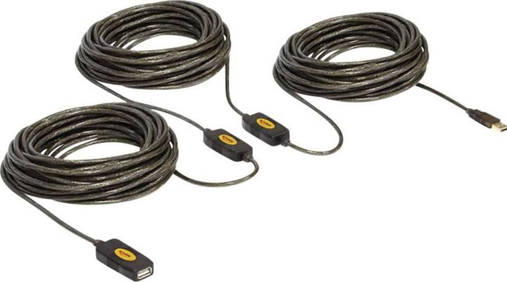 Produktbild Delock Verlängerungskabel USB 2.0 aktiv (30 m, USB 2.0, 2.50 W)