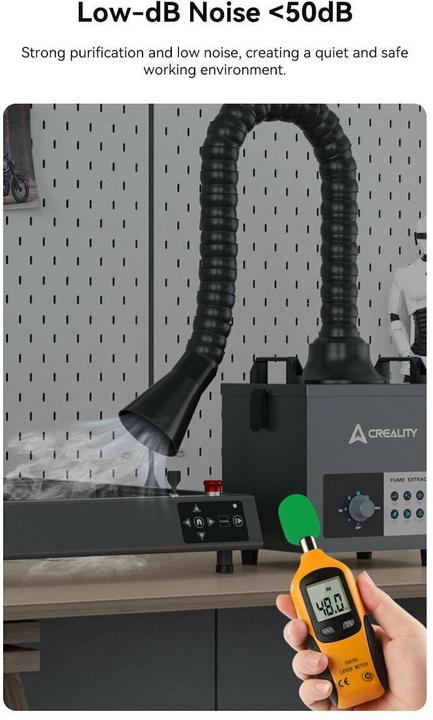 Actual product image Creality Portable smoke extraction with filter (Cleaning)