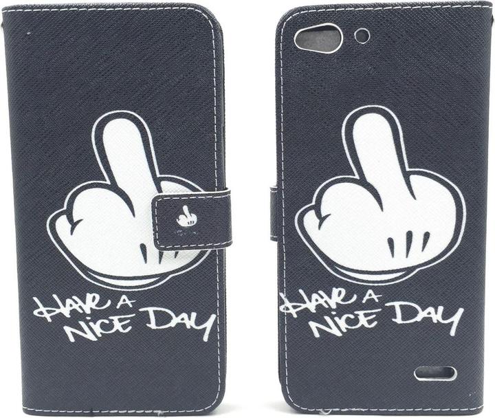 Produktbild König Design Schutz Handy Hülle für Vodafone Smart Ultra 6 Case Cover Tasche Wallet Etui Neu (Vodafone Smart Ultra 6)