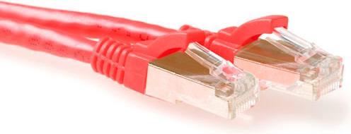 Image du produit ACT Câble patch SFTP CAT6A rouge de 1,5 mètre avec connecteurs RJ45. Cat6a s/ftp snagless rd 1.50m (S/FTP, CAT6a, 1.50 m)
