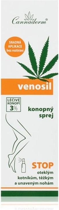 Image du produit Cannaderm Venosil Cannabis Foot Deodorant Spray (Bain de pieds)