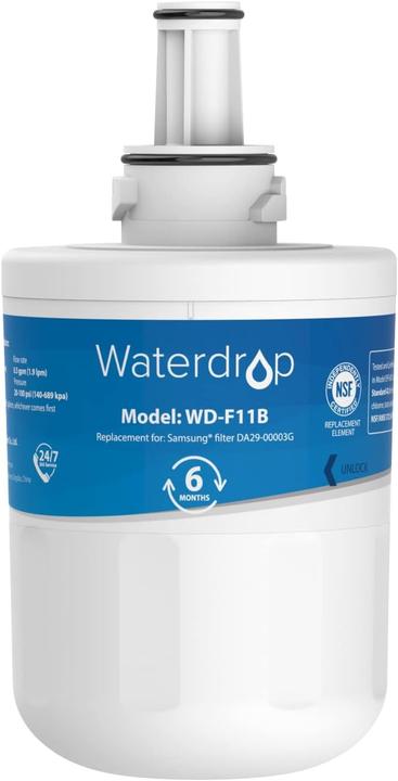 Waterdrop WD-F11B Kühlschrank-Wasserfilter-Ersatz für Samsung Modelle (1 x)