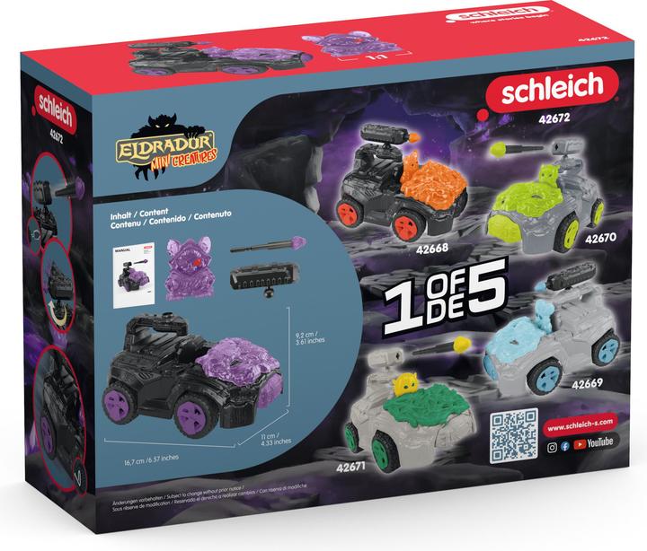 Actual product image Schleich Shadow Crash Mobile with Mini Creature