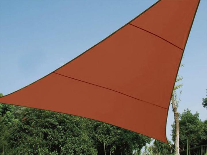 Image du produit Perel VOILE DE SOLEIL - TRIANGULAIRE - 5 x 5 m x 5 m - COULEUR : TERRACOTTA (500 x 500 cm)