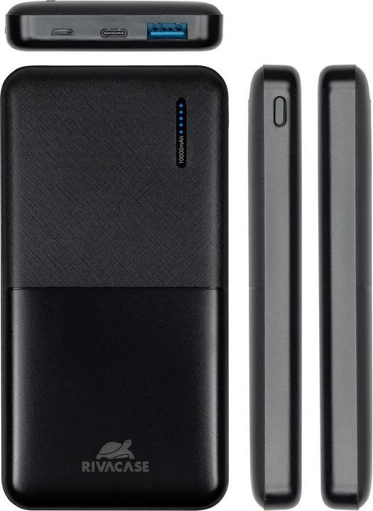 Actual product image Rivacase VA2531 power bank Lithium Polymer (LiPo) Black (10000 mAh, 18 W, 18 Wh)