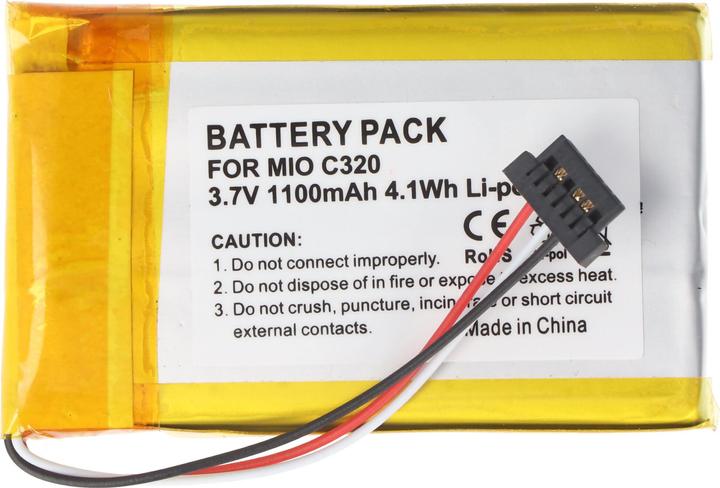 Produktbild XCell Akku passend für Mitac Mio C320, C520, C700, C720, C800, C810