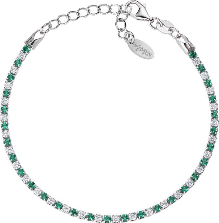 Immagine prodotto Amen Bracciale da tennis (16 cm, Argento 925)