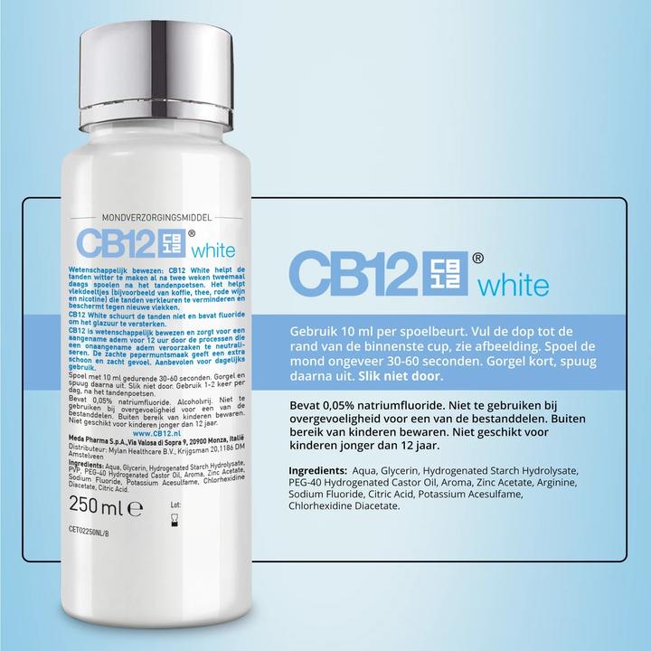 Actual product image CB12 Mouthwash White 250 Ml (250 ml, Mouthwash)