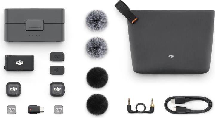 Immagine prodotto DJI Mic 3 (2 TX + 1 RX + Charging Case)