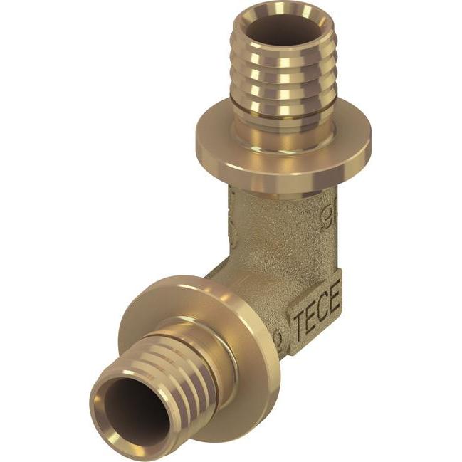 TECE, Rohrverbindungstechnik, TECEflex Winkelkupplung, 90-Grad, Standard Messing (Winkelverbindung)