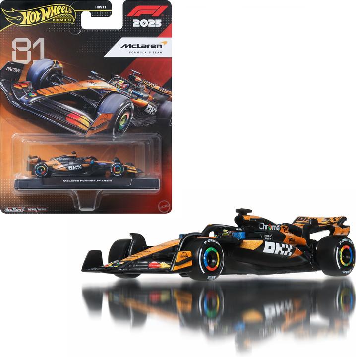 Actual product image Hot Wheels Premium F1 - Team Mc Laren Driver 1