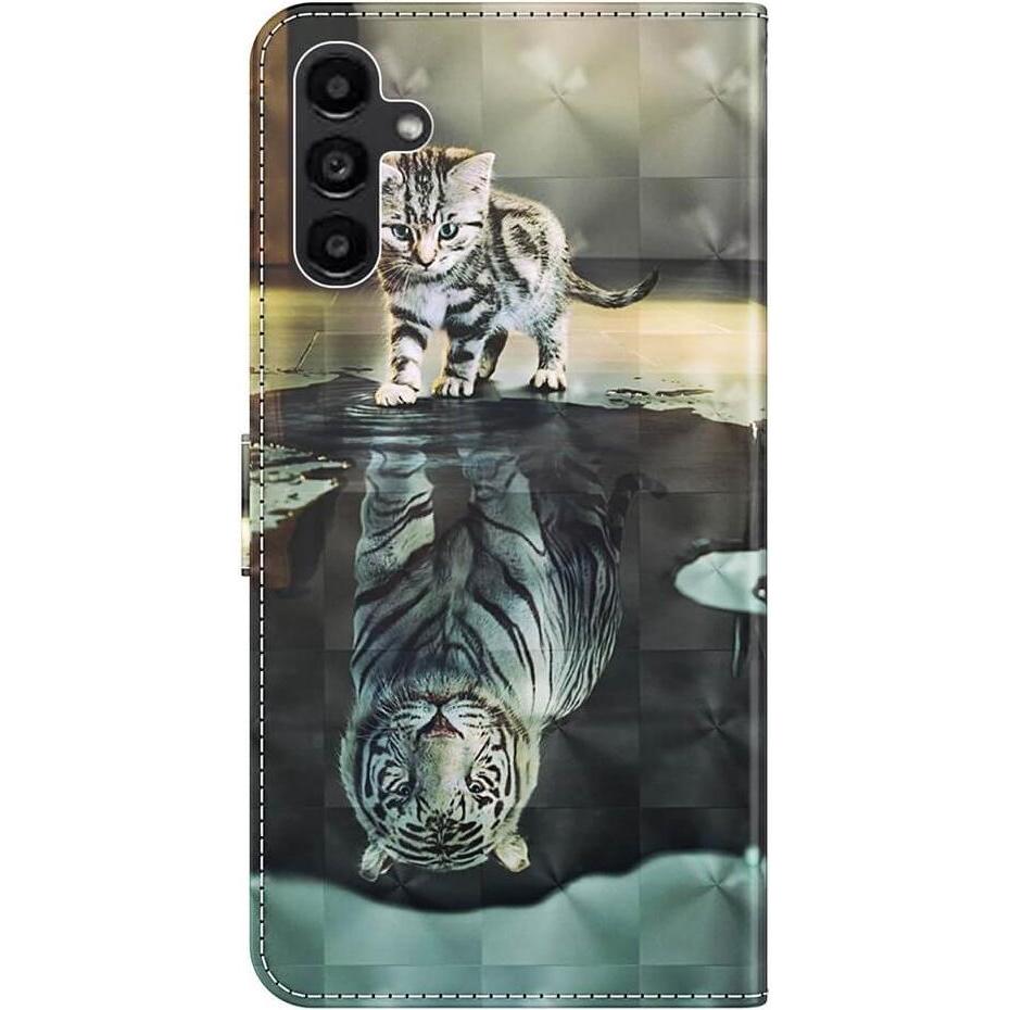 Cover-Discount Galaxy A55 - Etui Glitzer Effekt (Samsung Galaxy A55), Cover smartphone, Grigio