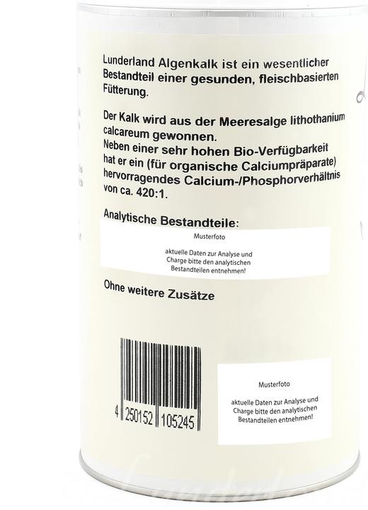 Produktbild Lunderland Hunde-Nahrungsergänzung Algenkalk, 100 g (Adult, 1 Stk., 100 g)