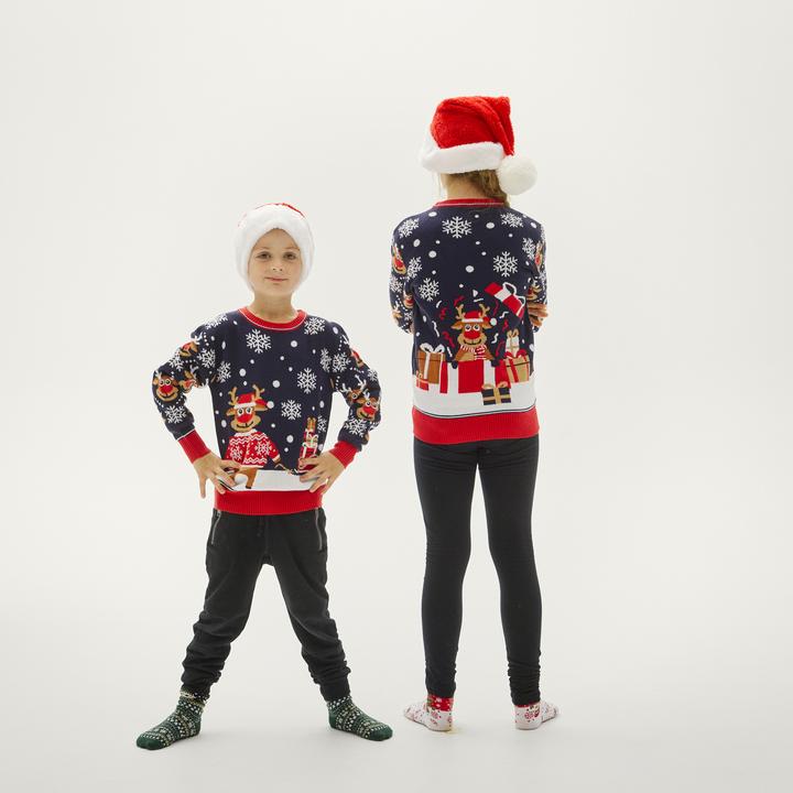 Produktbild Christmas Sweats The Bringing Christmas Gifts Sweater Kids (122, 128)