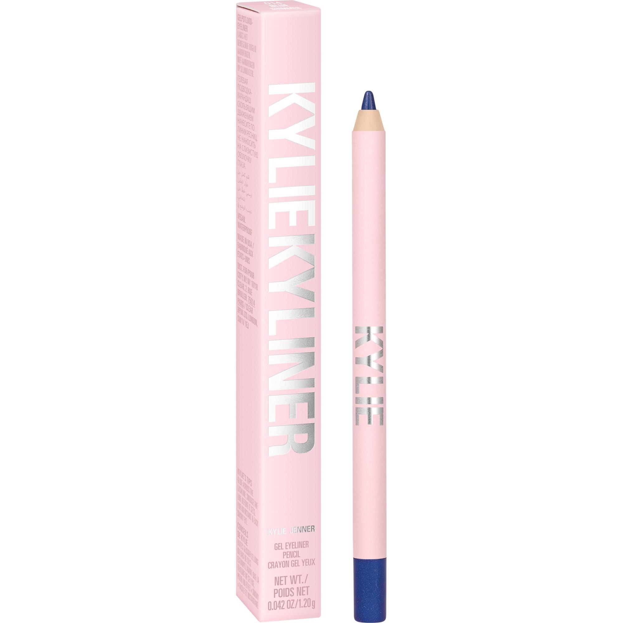 Kylie Jenner, Eyeliner + Kajal, Kylie Cosmetics - Gel Eyeliner Pencil - 014 Shimmery Blue (014 Blu brillante)