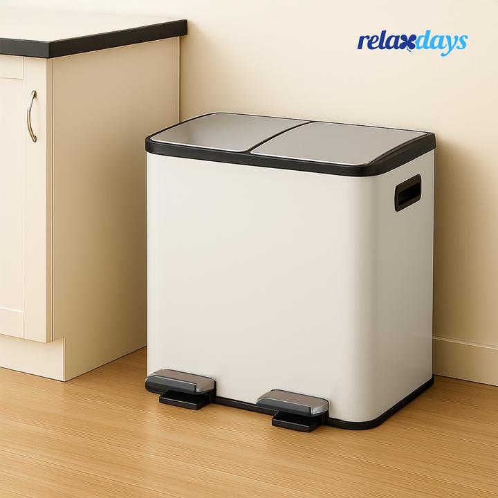 Immagine prodotto Relaxdays Mülleimer Küche 2x 15 Liter (15 l)