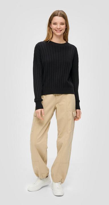 Actual product image s.Oliver Strickpullover Weicher Strickpullover aus Baumwollmix (S, XS)