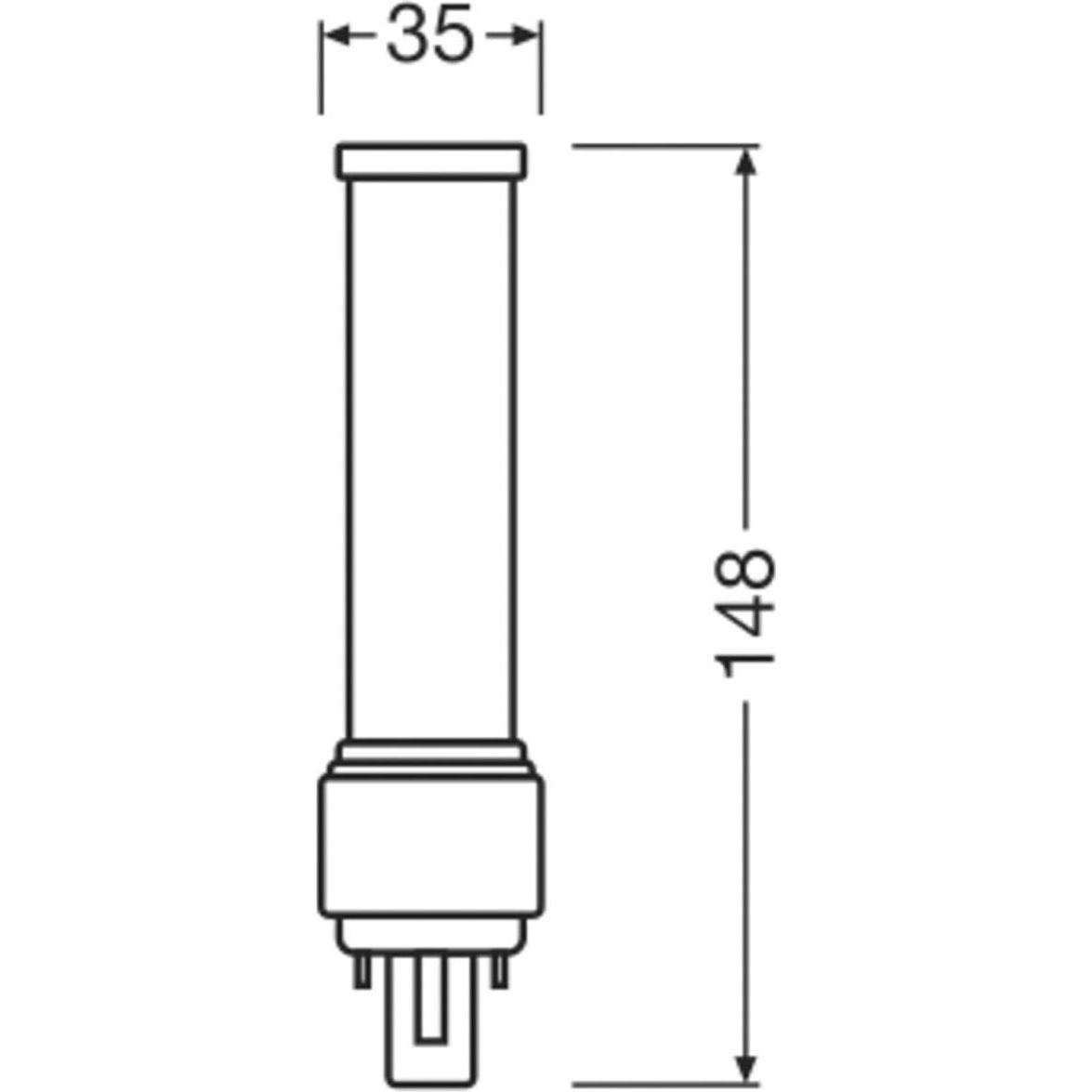 Thumbnail - Ledvance, Leuchtmittel, LED-Kompaktlampe (G24d-1, 6 W, 660 lm, 1 x, E)