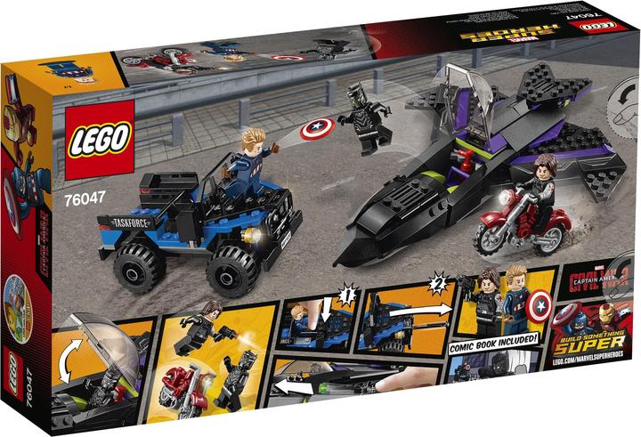 Produktbild LEGO Marvel Super Heroes Jagd auf Black Panther (76047, LEGO Marvel)