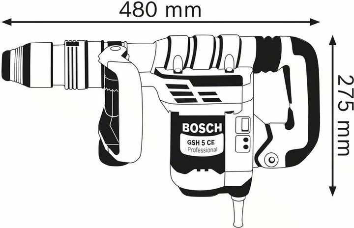 Productafbeelding Bosch Professional Gsh 5 Ce (Elektrische stroom)