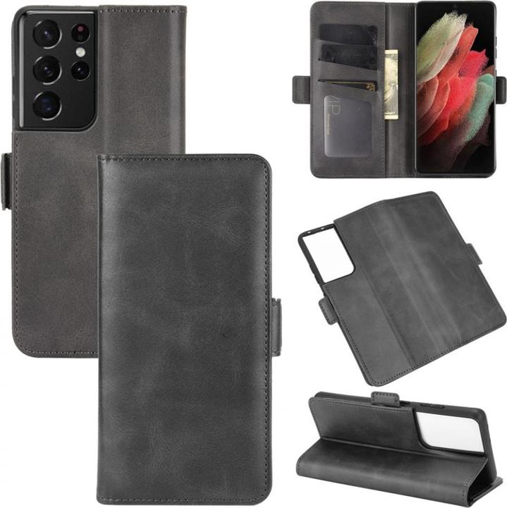 Actual product image Screenguard Samsung Galaxy S21 Ultra CardLounge Leather Case (Samsung Galaxy S21 Ultra)