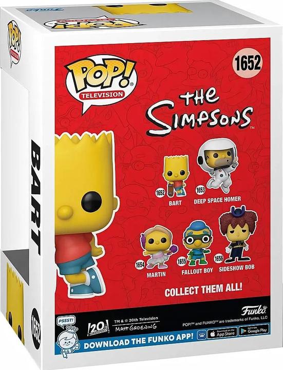 Actual product image Funko Simpsons Pop! Animation Bart