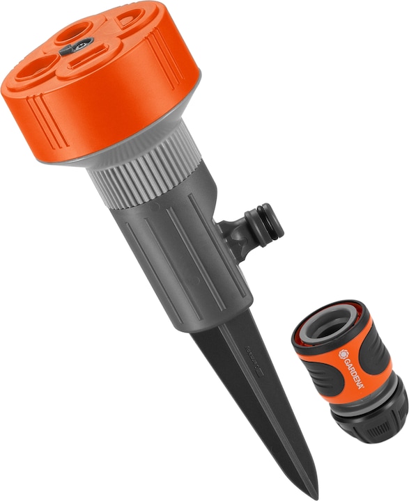 Actual product image Gardena Classic 4-Plates Sprinkler Twist - Action (Area irrigator)