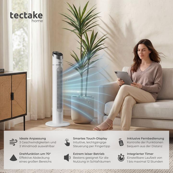 Produktbild tectake Turmventilator (50 dB)