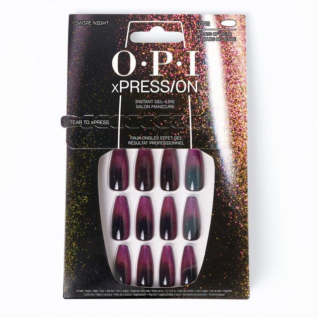 Immagine prodotto OPI Xpress/On Nail Art (Unghie artificiali, Nero, Purple)