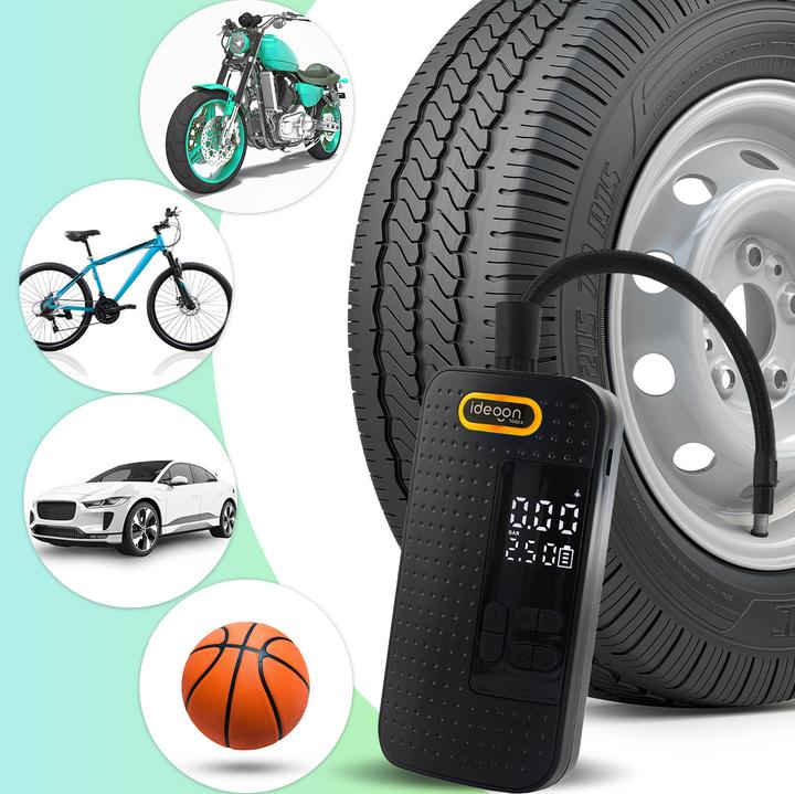 Ideoon Akku-Mehrzweckkompressor (10.30 Bar)