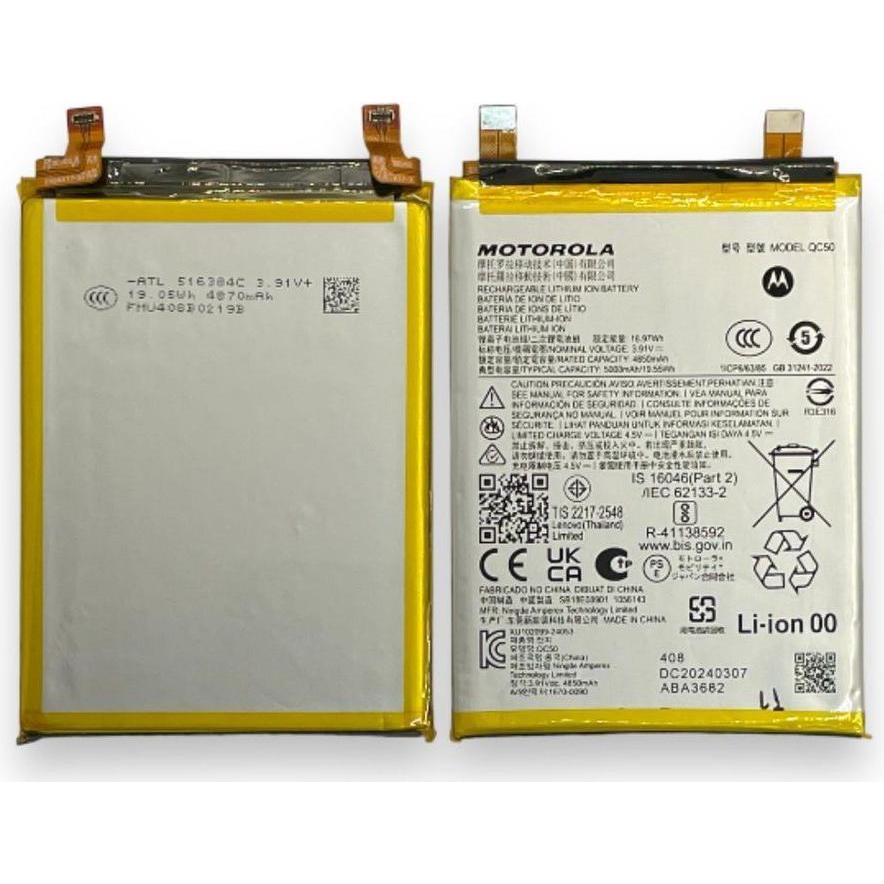 Motorola Edge 50 Fusion Battery 5000mAh,QC50, Batteria smartphone