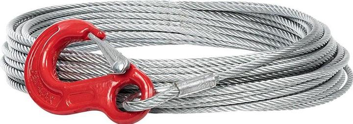 Image du produit Planeta Treuil à câble BHW-1800 Câble-Ø 7 mm Prise de câble 20 m avec 20 m de câble galvanisé