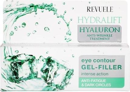 Revuele Hydralift Hyaluron Anti-Müdigkeit & Dunkle Augenringe Gel Filler 25ml (Augenpflege Gel, 25 ml, Tag)