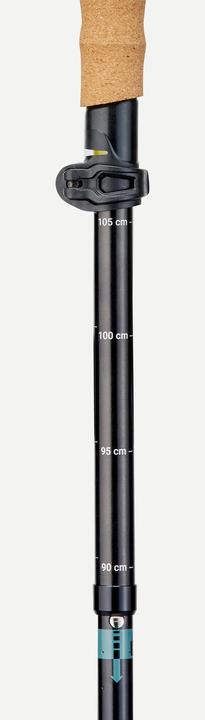 Produktbild Forclaz Wanderstöcke Ergonomisch Faltbar Aluminium