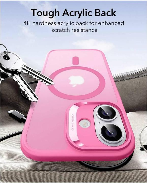 Produktbild ESR - Classic Hybrid HaloLock - iPhone 17 - Frosted Pink (Apple iPhone 17)
