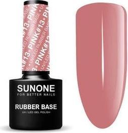 Produktbild Sunne Sunone Rubber Base Pink #13 5g Gel Nail Polish (Pink, Gel-Effekt Nagellack)