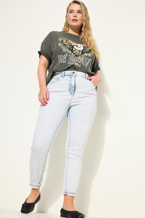 Actual product image Studio Untold High Waisted Bleached Skinny Jeans (42)